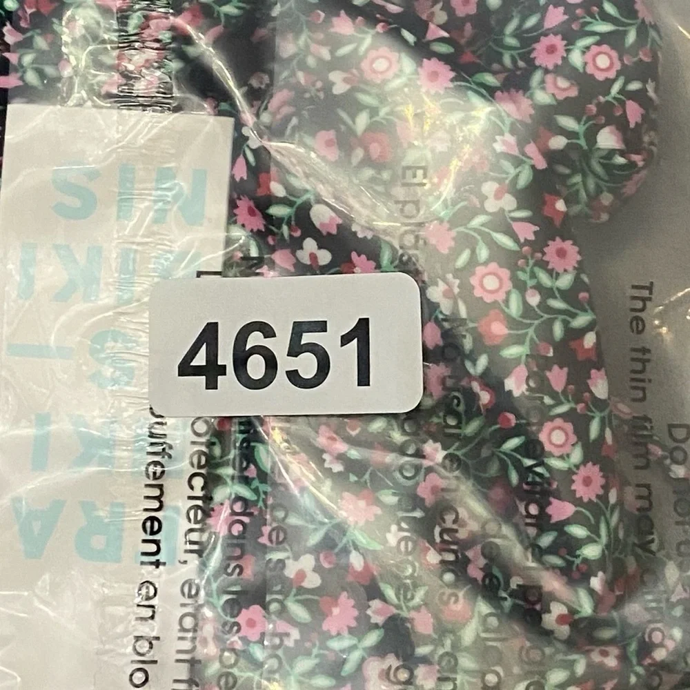 New! Frankie’s Bikinis Kealy triangle bikini top summer nights floral 4651